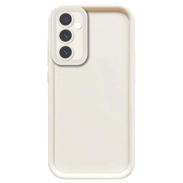 Skinlee Step Up Series - Soft Silicone Case - Offwhite - Samsung Galaxy S24 Plus