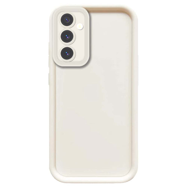 Skinlee Step Up Series - Soft Silicone Case - Offwhite - Samsung Galaxy S23 FE