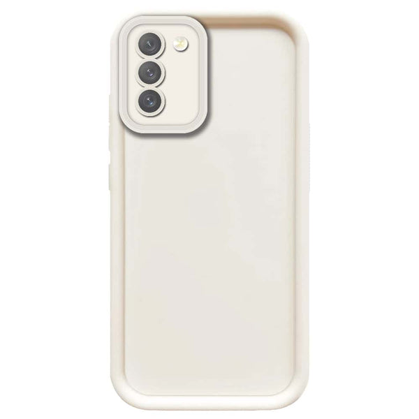 Skinlee Step Up Series - Soft Silicone Case - Offwhite - Samsung Galaxy S21 FE 5G