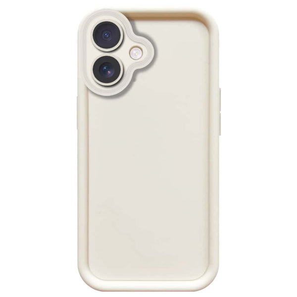 Skinlee Step Up Series - Soft Silicone Case - Offwhite - iPhone 16