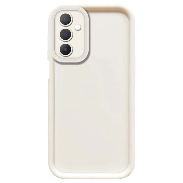 Skinlee Step Up Series - Soft Silicone Case - Offwhite - Samsung Galaxy A35