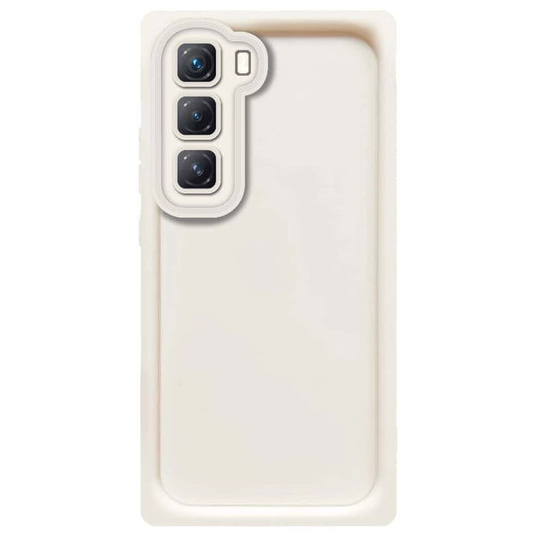 Skinlee Step Up Series - Soft Silicone Case - Offwhite - Infinix Hot 50 Pro Plus