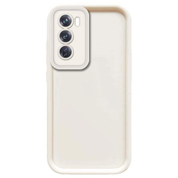 Skinlee Step Up Series - Soft Silicone Case - Offwhite - Oppo Reno 12