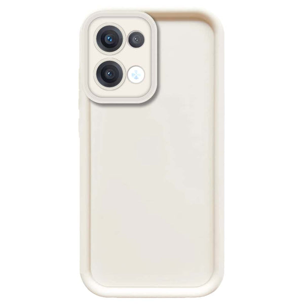 Skinlee Step Up Series - Soft Silicone Case - Offwhite - Oppo Reno 13
