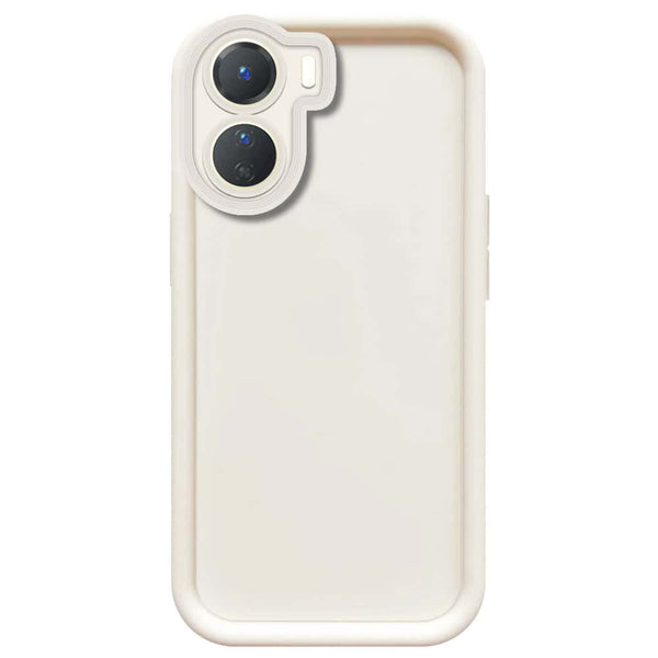 Skinlee Step Up Series - Soft Silicone Case - Offwhite - Vivo Y16