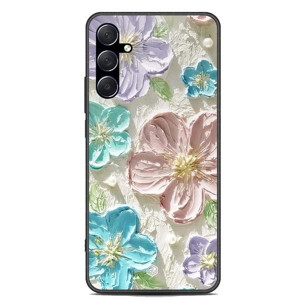 Floral Series Soft Phone Case - Premium Glass Case - Design 14 - Samsung Galaxy M53