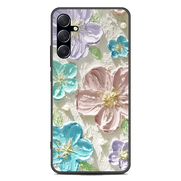 Floral Series Soft Phone Case - Premium Glass Case - Design 14 - Samsung Galaxy M54