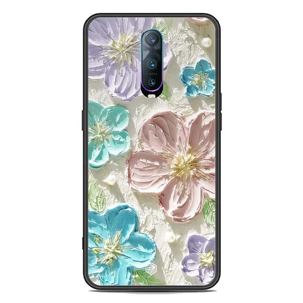 Floral Series Soft Phone Case - Premium Glass Case - Design 14 - Oppo R17 Pro