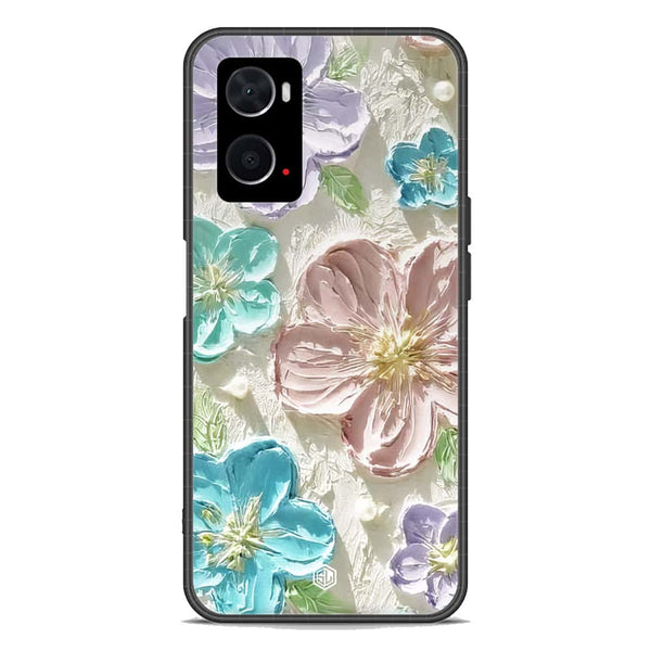 Floral Series Soft Phone Case - Premium Glass Case - Design 14 - Oppo K10 5G