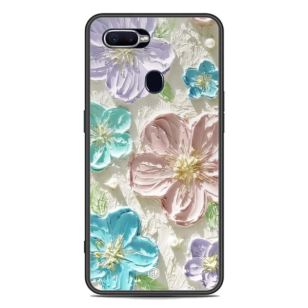 Floral Series Soft Phone Case - Premium Glass Case - Design 14 - Oppo F9