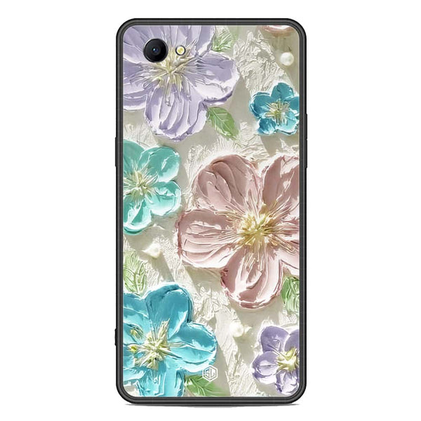 Floral Series Soft Phone Case - Premium Glass Case - Design 14 - Oppo A3