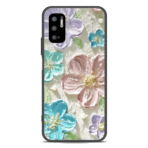 Floral Series Soft Phone Case - Premium Glass Case - Design 14 - Xiaomi Redmi Note 10 5G