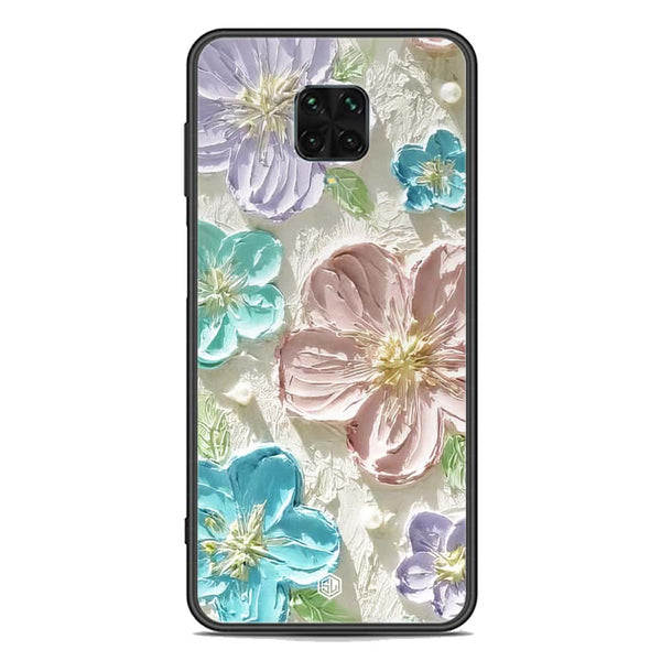 Floral Series Soft Phone Case - Premium Glass Case - Design 14 - Xiaomi Redmi Note 9 Pro
