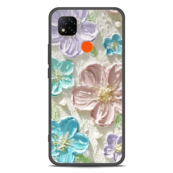 Floral Series Soft Phone Case - Premium Glass Case - Design 14 - Xiaomi Redmi 10A
