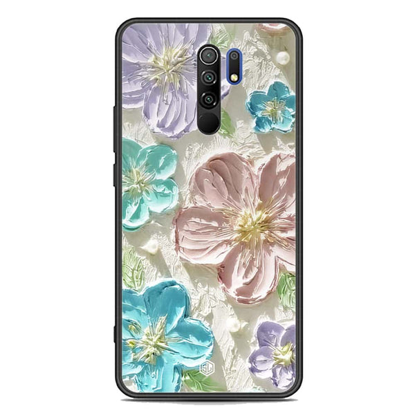 Floral Series Soft Phone Case - Premium Glass Case - Design 14 - Xiaomi Poco M2