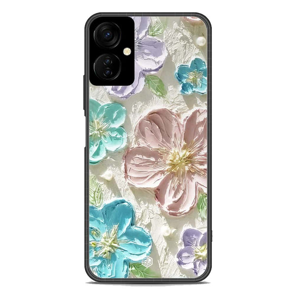 Floral Series Soft Phone Case - Premium Glass Case - Design 14 - Tecno Camon 19 Neo