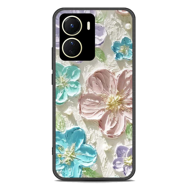 Floral Series Soft Phone Case - Premium Glass Case - Design 14 - Vivo Y56 5G