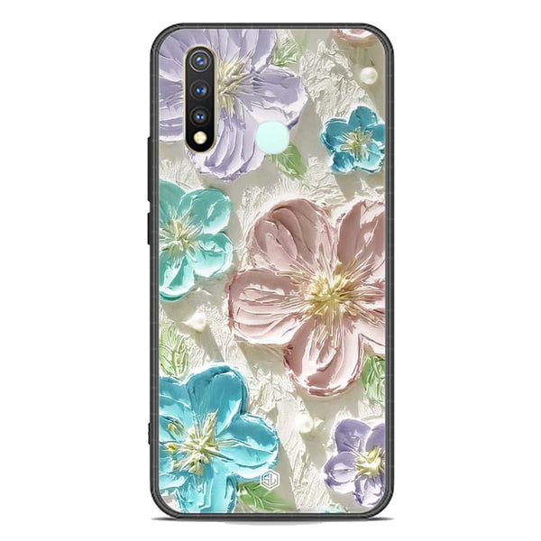Floral Series Soft Phone Case - Premium Glass Case - Design 14 - Vivo Y19