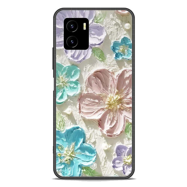 Floral Series Soft Phone Case - Premium Glass Case - Design 14 - Vivo Y15a