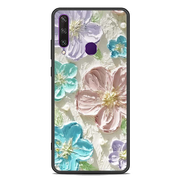 Floral Series Soft Phone Case - Premium Glass Case - Design 14 - Huawei Y6p