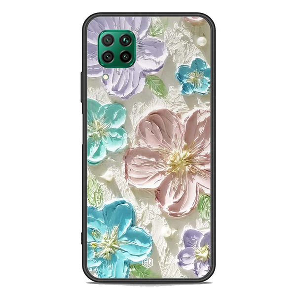 Floral Series Soft Phone Case - Premium Glass Case - Design 14 - Huawei Nova 6 SE