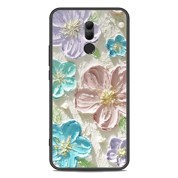 Floral Series Soft Phone Case - Premium Glass Case - Design 14 - Huawei Mate 20 Lite
