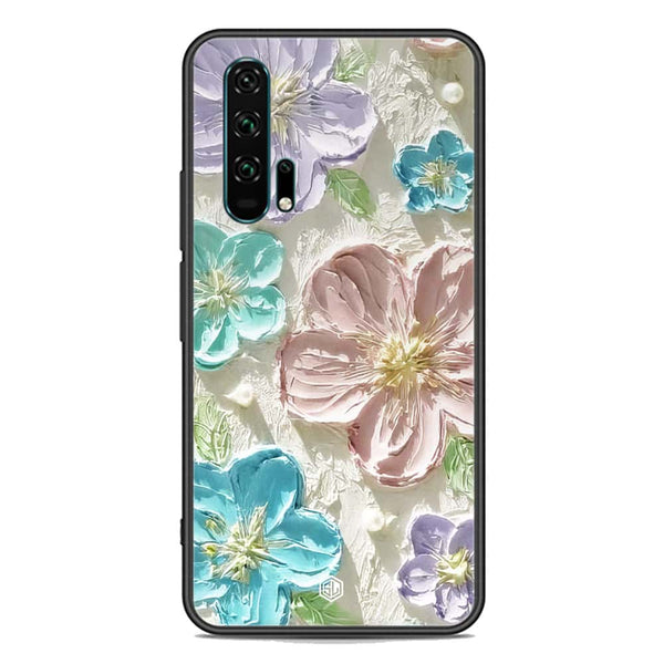Floral Series Soft Phone Case - Premium Glass Case - Design 14 - Honor 20