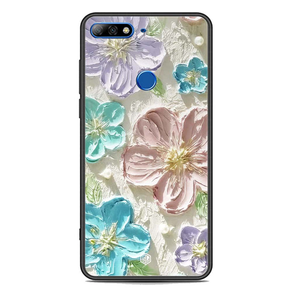 Floral Series Soft Phone Case - Premium Glass Case - Design 14 - Huawei Honor 7C