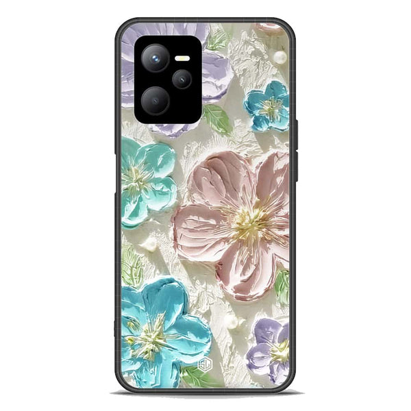 Floral Series Soft Phone Case - Premium Glass Case - Design 14 - Realme Q5