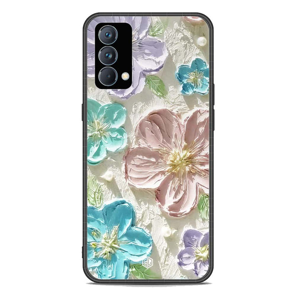 Floral Series Soft Phone Case - Premium Glass Case - Design 14 - Realme GT Master