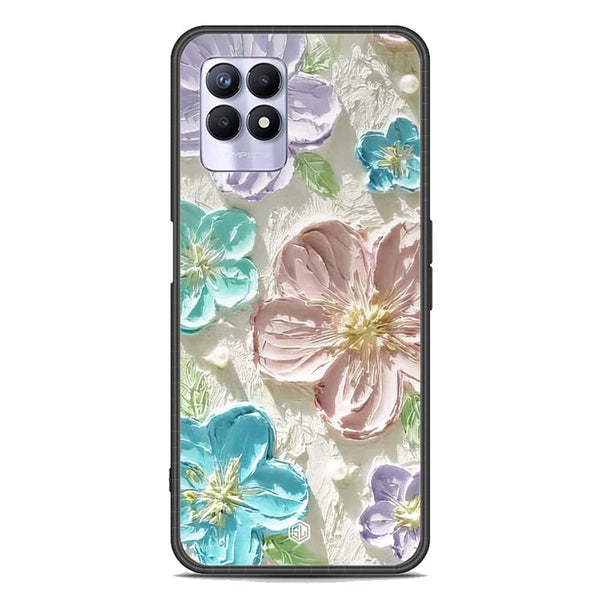 Floral Series Soft Phone Case - Premium Glass Case - Design 14 - Realme Narzo 50 4G