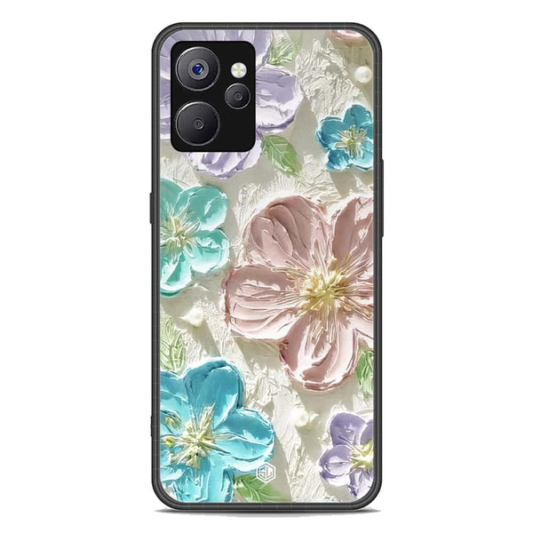 Floral Series Soft Phone Case - Premium Glass Case - Design 14 - Realme 9i 5G