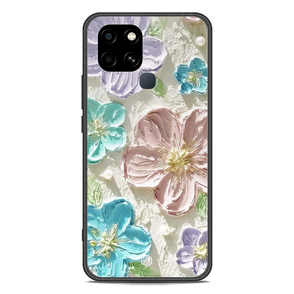 Floral Series Soft Phone Case - Premium Glass Case - Design 14 - Infinix Smart 6