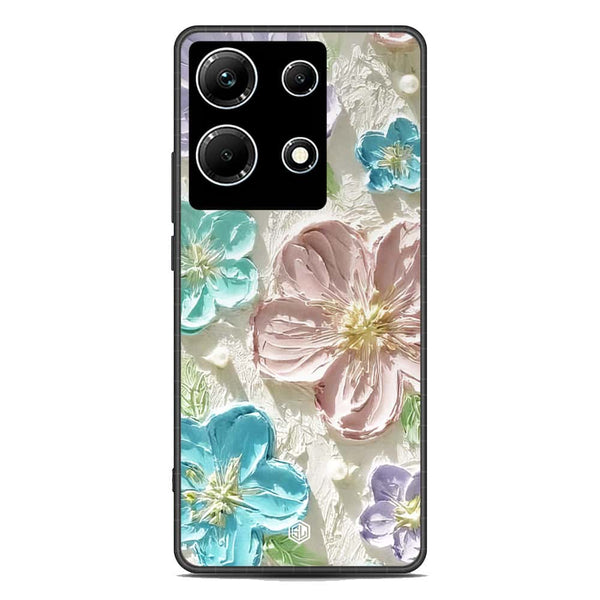 Floral Series Soft Phone Case - Premium Glass Case - Design 14 - Infinix Note 30