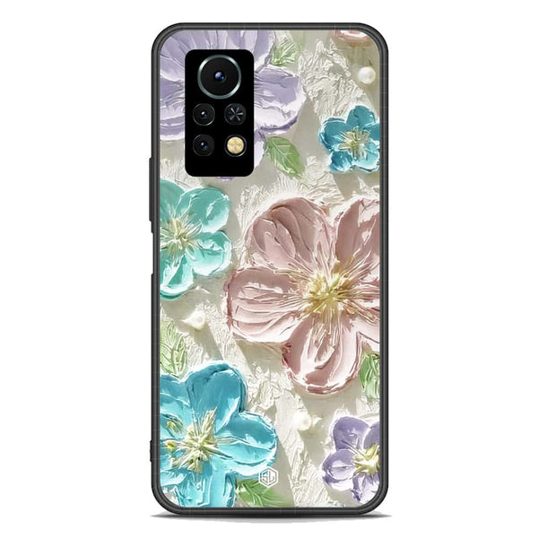 Floral Series Soft Phone Case - Premium Glass Case - Design 14 - Infinix Note 11s