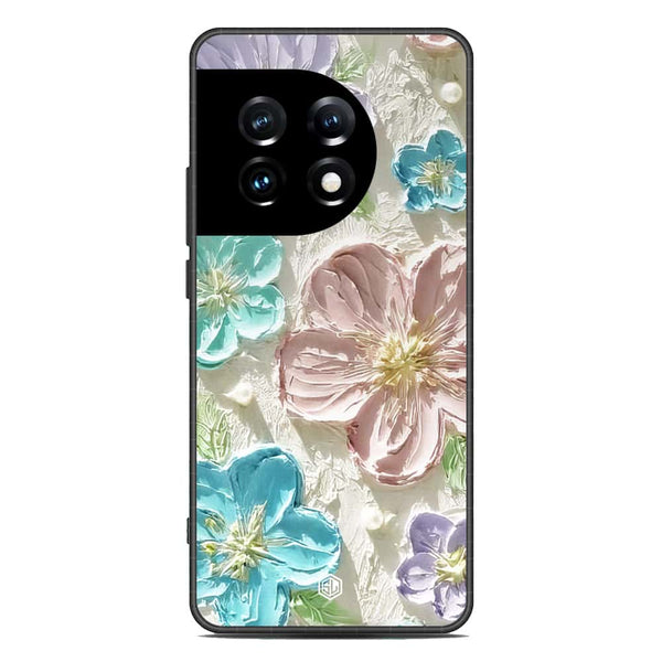 Floral Series Soft Phone Case - Premium Glass Case - Design 14 - OnePlus Ace 2 Pro
