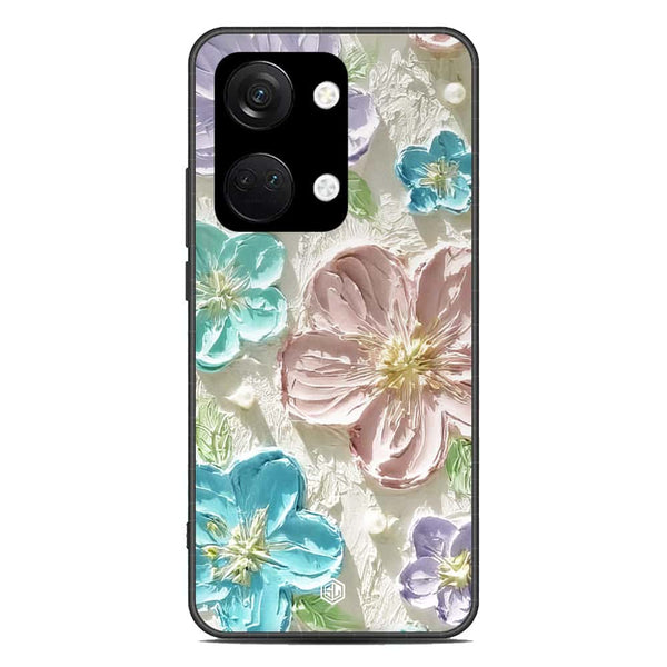 Floral Series Soft Phone Case - Premium Glass Case - Design 14 - OnePlus Nord 3