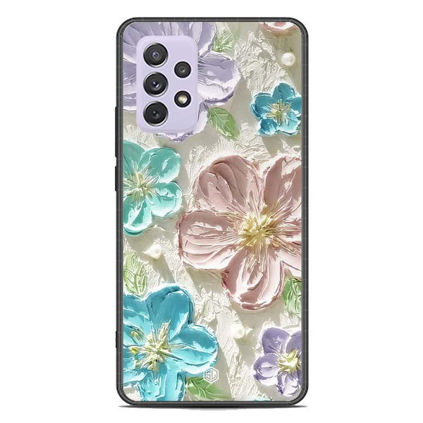 Floral Series Soft Phone Case - Premium Glass Case - Design 14 - Samsung Galaxy A72