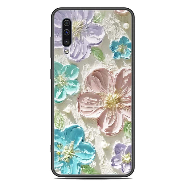 Floral Series Soft Phone Case - Premium Glass Case - Design 14 - Samsung Galaxy A30s