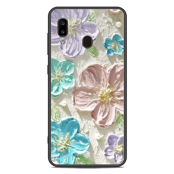 Floral Series Soft Phone Case - Premium Glass Case - Design 14 - Samsung Galaxy A30