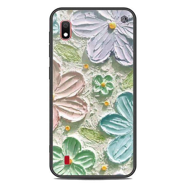 Floral Series Soft Phone Case - Premium Glass Case - Design 15 - Samsung Galaxy A10