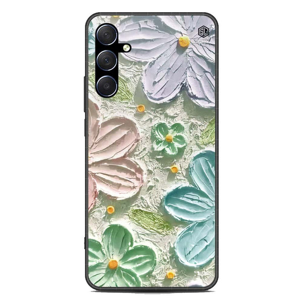 Floral Series Soft Phone Case - Premium Glass Case - Design 15 - Samsung Galaxy M54