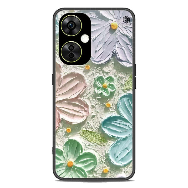 Floral Series Soft Phone Case - Premium Glass Case - Design 15 - OnePlus Nord CE 3 Lite
