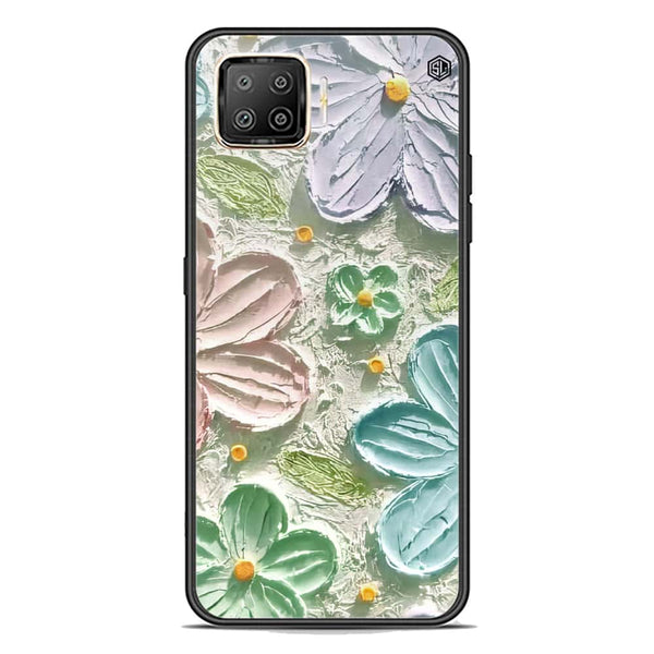 Floral Series Soft Phone Case - Premium Glass Case - Design 15 - Oppo A73