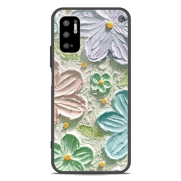 Floral Series Soft Phone Case - Premium Glass Case - Design 15 - Xiaomi Redmi Note 10 5G