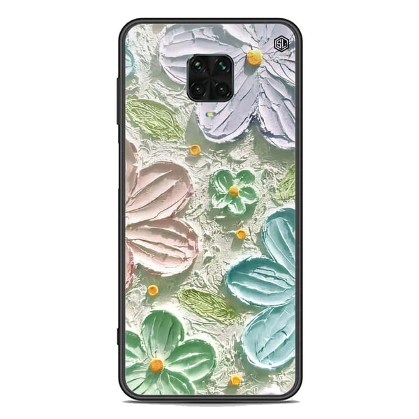 Floral Series Soft Phone Case - Premium Glass Case - Design 15 - Xiaomi Redmi Note 9 Pro