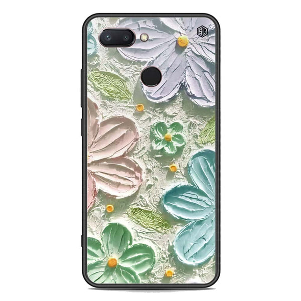 Floral Series Soft Phone Case - Premium Glass Case - Design 15 - Xiaomi Mi 8 Lite