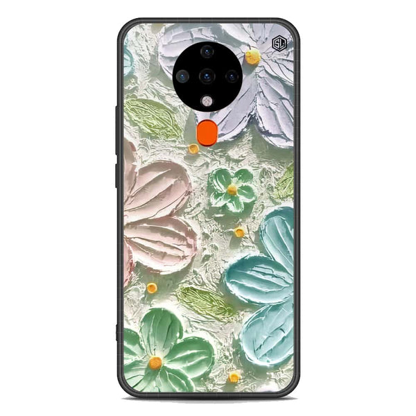 Floral Series Soft Phone Case - Premium Glass Case - Design 15 - Tecno Spark 6