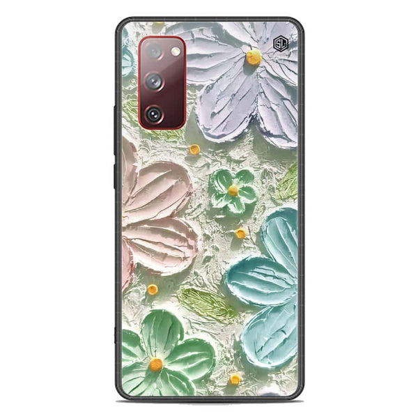 Floral Series Soft Phone Case - Premium Glass Case - Design 15 - Samsung Galaxy S20 FE