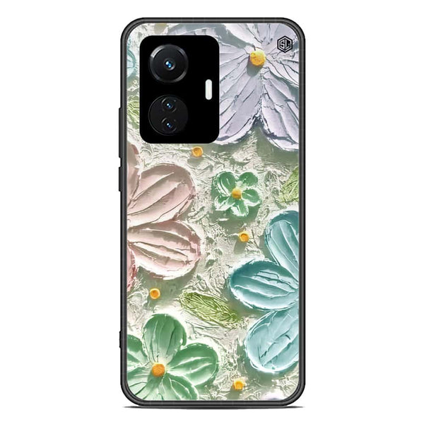 Floral Series Soft Phone Case - Premium Glass Case - Design 15 - Vivo Y55 4G